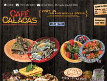 Tablet Screenshot of cafecalacas.com